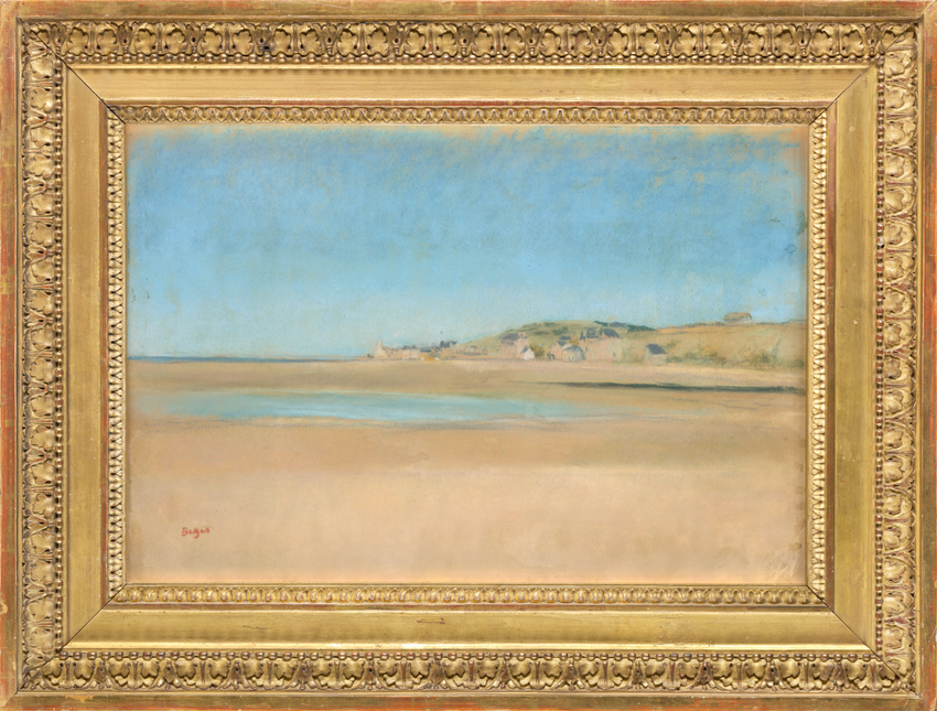 Maisons au bord de la mer - Edgar Degas