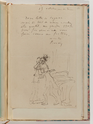 Auguste Renoir - 15 octobre, jour de terme, sans année, sans lieu, à M. Charpent...