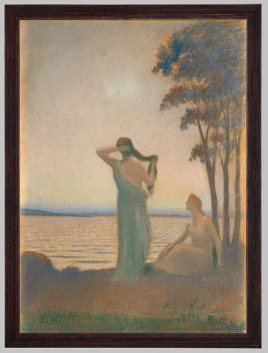 Alphonse Osbert - Au bord de la mer
