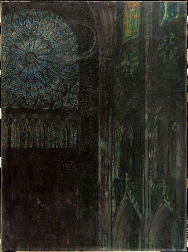 Paul Helleu - Intérieur d'église, cathédrale d'Amiens