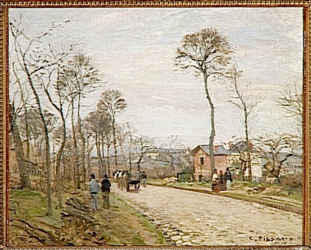 La Route de Louveciennes - Camille Pissarro | Musée d'Orsay