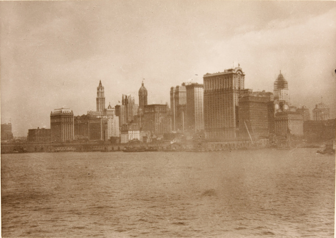 Anonyme - Vue de Manhattan