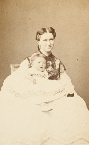 Bayard et Bertall - Mme Eiffel et sa fille Claire, juin 1864