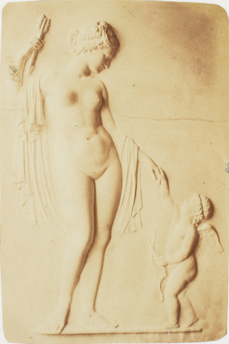 Désiré Lebel - Relief sculpté : Vénus et amour