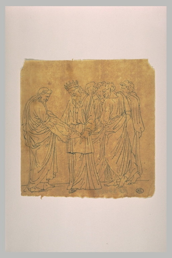 Eugène Guillaume - Salomon examinant les plans du Temple de Jérusalem