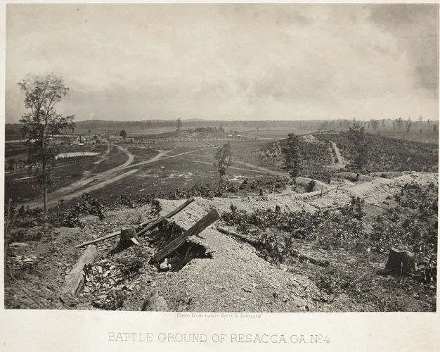 George N. Barnard - Battle ground of Resacca, N°4