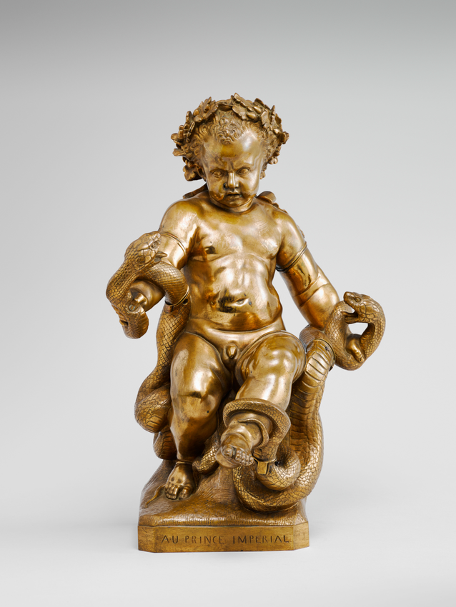 Hercule enfant étouffant les serpents de l'Envie - Auguste Clésinger