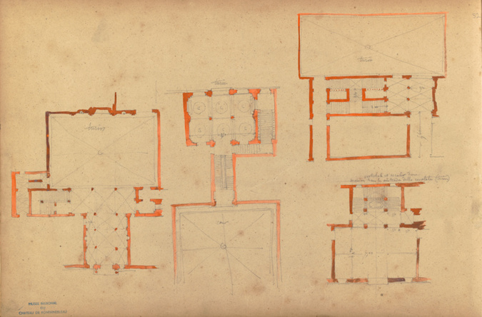 Louis Boitte - Quatre plans d'une maison à Turin