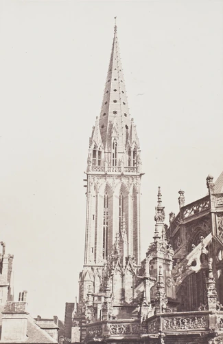 Edouard Baldus - Flèche de l'église Saint-Pierre de Caen