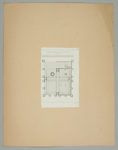 Anonyme - Yougoslavie, Spalato : le palais de Dioclétien, le plan