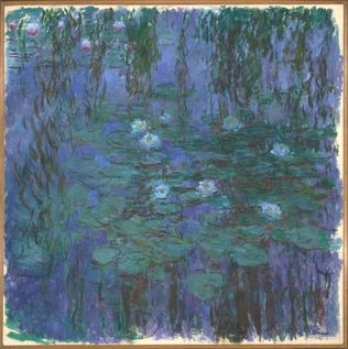Claude Monet - Nymphéas bleus