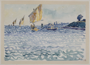 Henri-Edmond Cross - Les barques