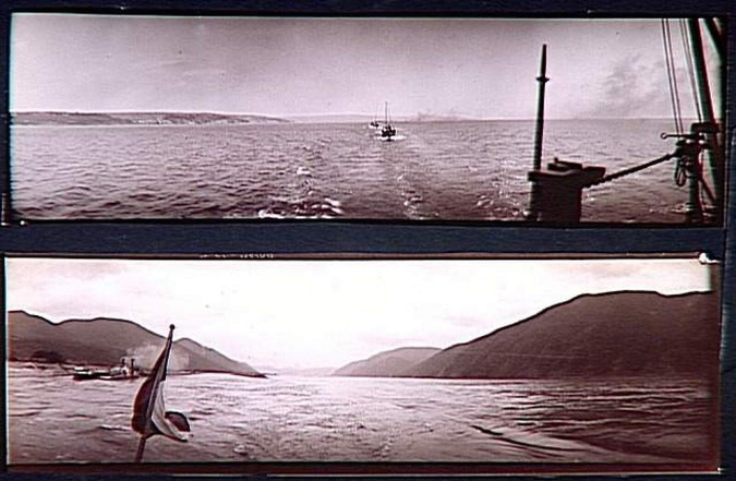 Philippe d' Orléans - Vue prise du yacht du duc d'Orléans (?), Bulgarie