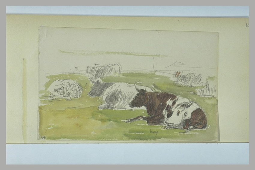 EUGENE BOUDIN、Paturage Pasture in Normandy (Pâturage en Normandie) | Denver Art Museum