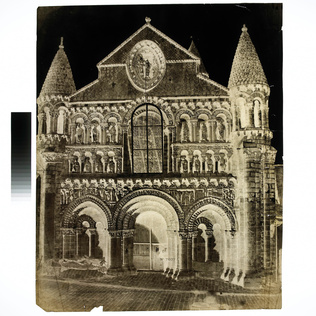 Gustave Le Gray - Poitiers (Vienne) - Façade ouest, église Notre-Dame-la-Grande