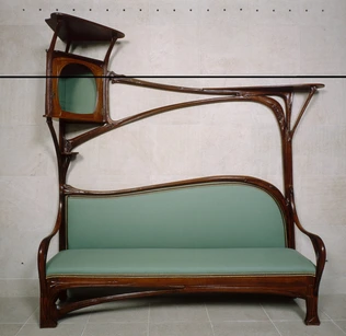 Hector Guimard - Banquette de fumoir