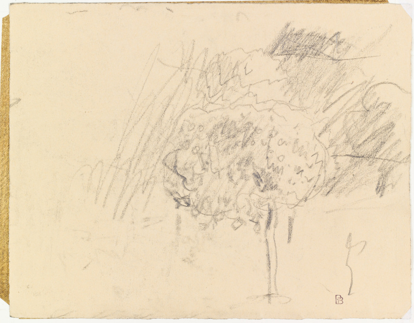 Pierre Bonnard - Paysage avec chaîne de montagnes