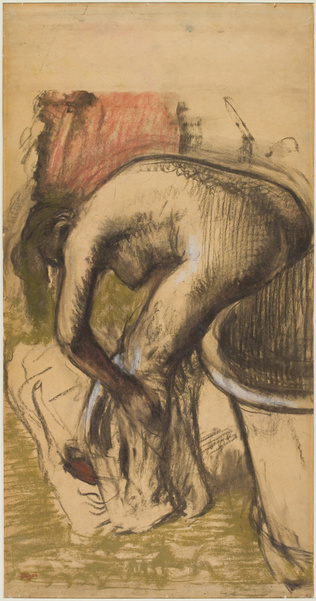 Edgar Degas - Baigneuse s'essuyant