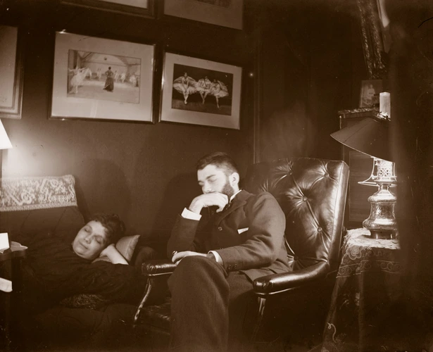 Edgar Degas - Louise et Daniel Halévy