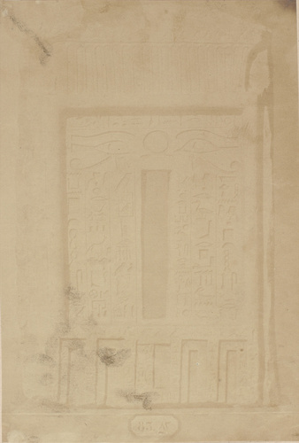 Théodule Devéria - Abydos , stèle, 12e dynastie, Usertesen III