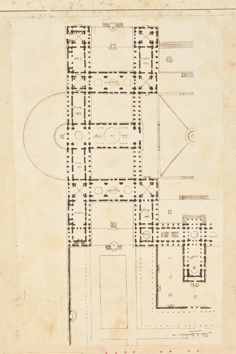 Edouard Villain - Plan d’une école de Cavalerie