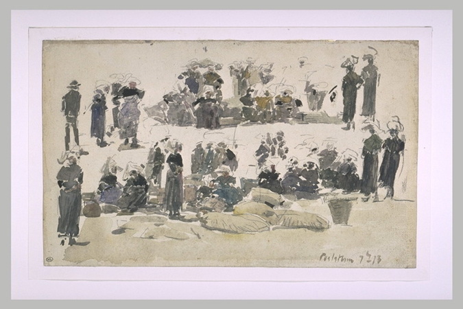 La Rade de Villefranche - Eugène Boudin | Musée d'Orsay