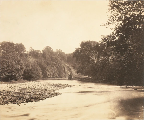 The Stepping Stones, Bolton Abbey - Roger Fenton