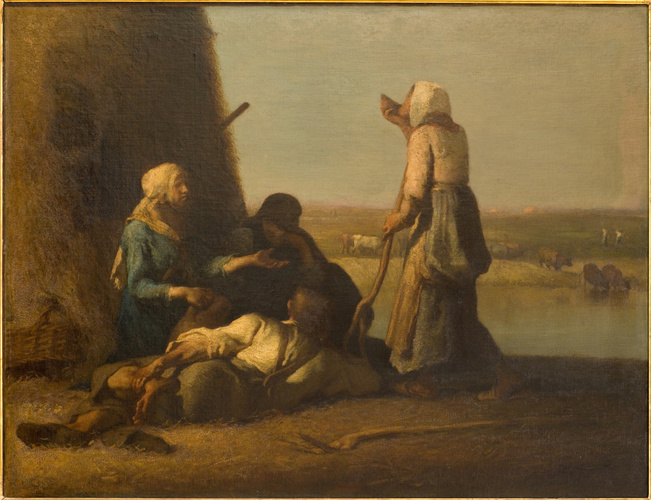 Jean-François Millet - Le Repos des faneurs