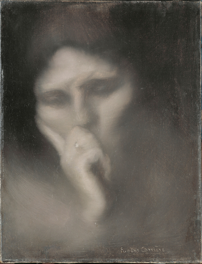 Eugène Carrière - Madame Eugène Carrière en méditation