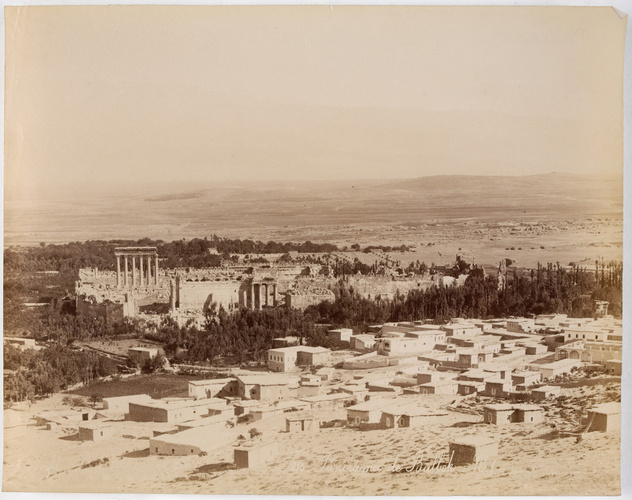 Félix Bonfils - Panorama de Balbek