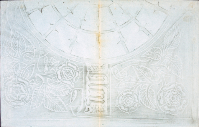 Victor Ruprich-Robert - King's college à Cambridge, estampage