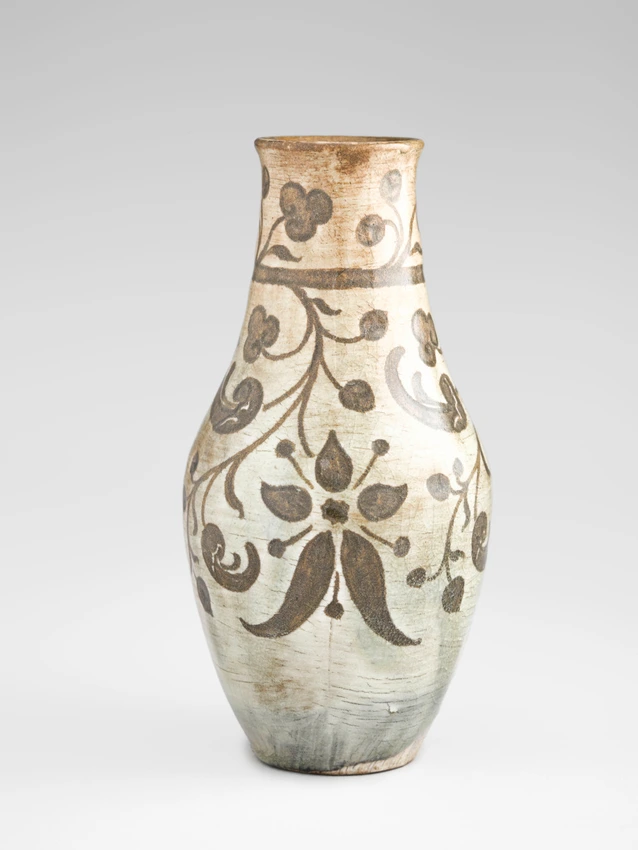 Auguste Delaherche - Vase à décor d'arabesques florales