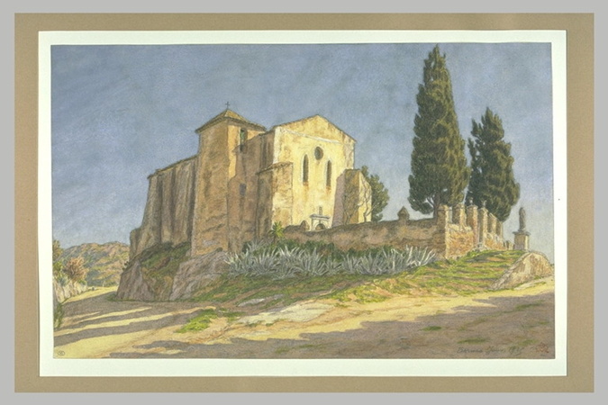 Henri Rivière - Bormes, Eglise Saint-François