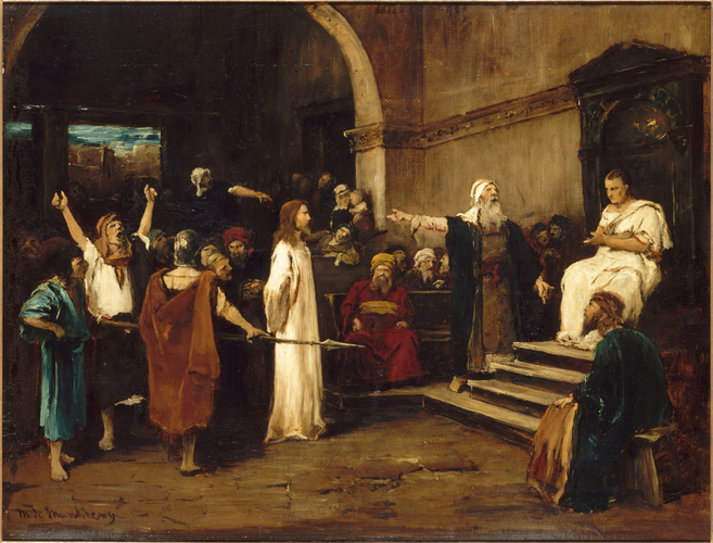 Mihaly Munkacsy - Le Christ devant Pilate