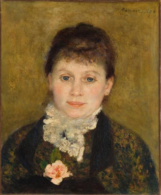 Auguste Renoir - Femme au jabot blanc