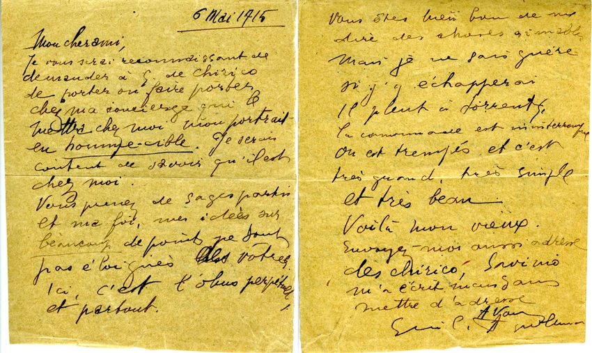 ALLARD Paul - PRÉFACE MANUSCRITE TRADUCTION LATIN, ROME SOUTERRAINE