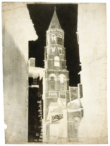 Gustave Le Gray - Saint-Léonard-de-Noblat (Haute-Vienne) - Clocher, église Saint...