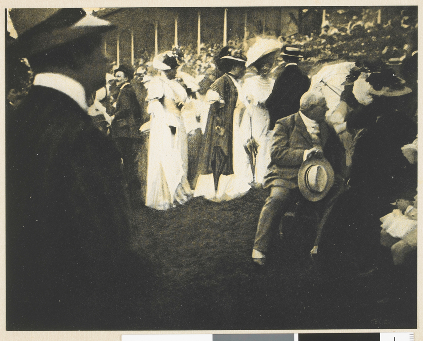 Steeplechase Day, Paris : Grand Stand - Edward Steichen