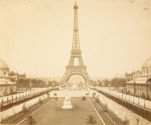 Neurdein frères - La Tour Eiffel vue prise du dôme central du Palais du Trocadér...