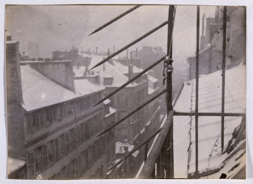 Les Toits de Paris sous la neige, photographiés d'un balcon - Henri Rivière