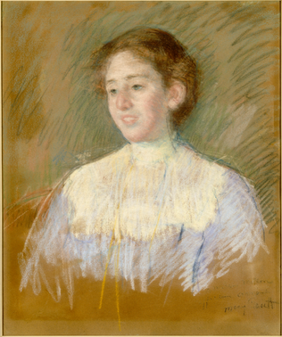 Portrait de Madame Alfred Lavergne, née Mademoiselle Magdeleine Mellon - Mary Cassatt