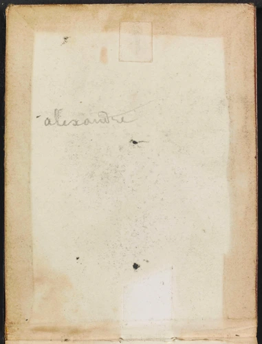 Thomas Couture - Note manuscrite