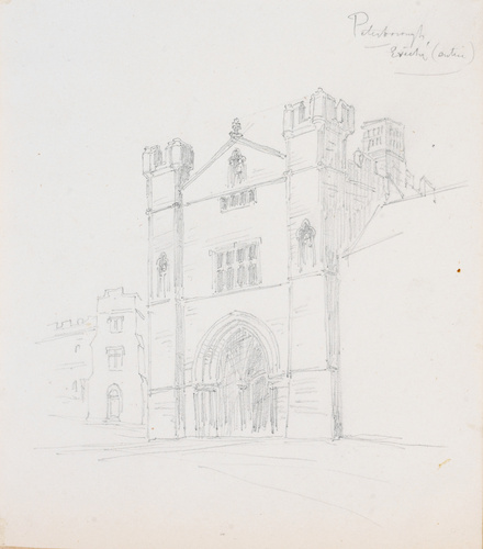 Victor Ruprich-Robert - Entrée de l'évêché de Peterborough