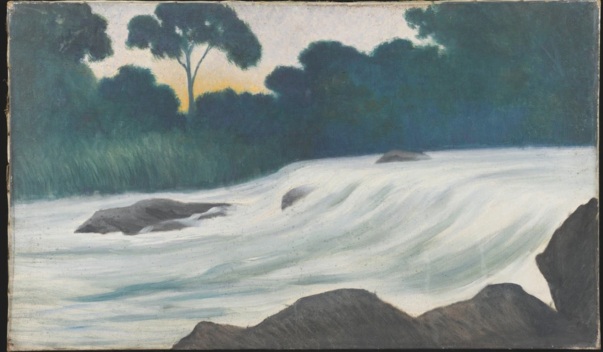 Alphonse Osbert - Le M'Bomou où se trouvent des rapides successifs