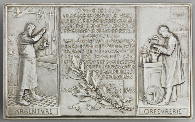 Oscar Roty - Cinquantenaire de la Maison Christofle