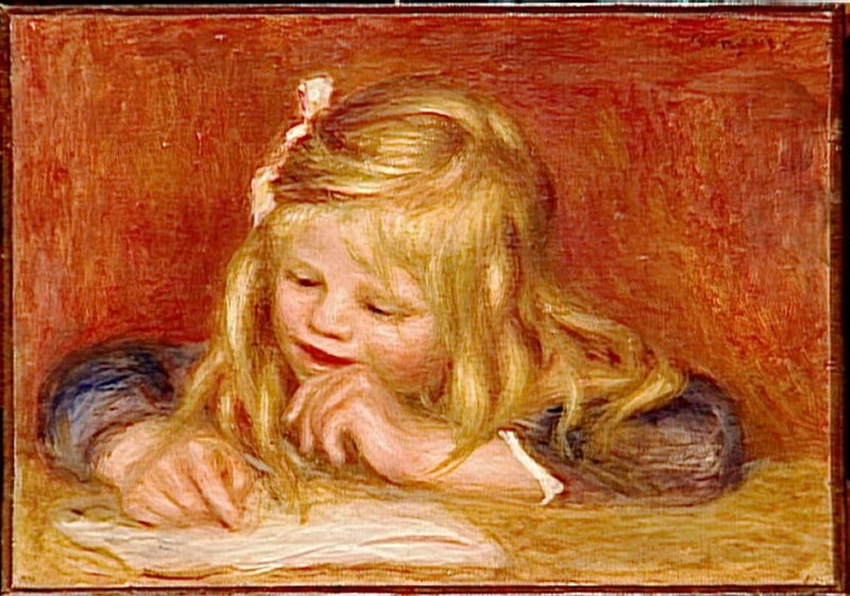 Coco lisant - Auguste Renoir