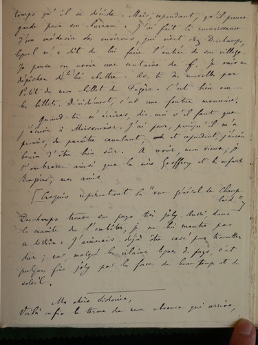 Charles-François Daubigny - 3 août 1847, Bassou, à Geoffroy Dechaume
