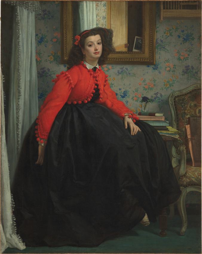 絵画 ll) Portrait de Mademoiselle L.L. - James Tissot | Musée d'Orsay