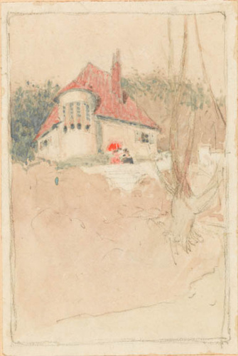 Marcel Guilleminault - Projet pour un atelier, élévation