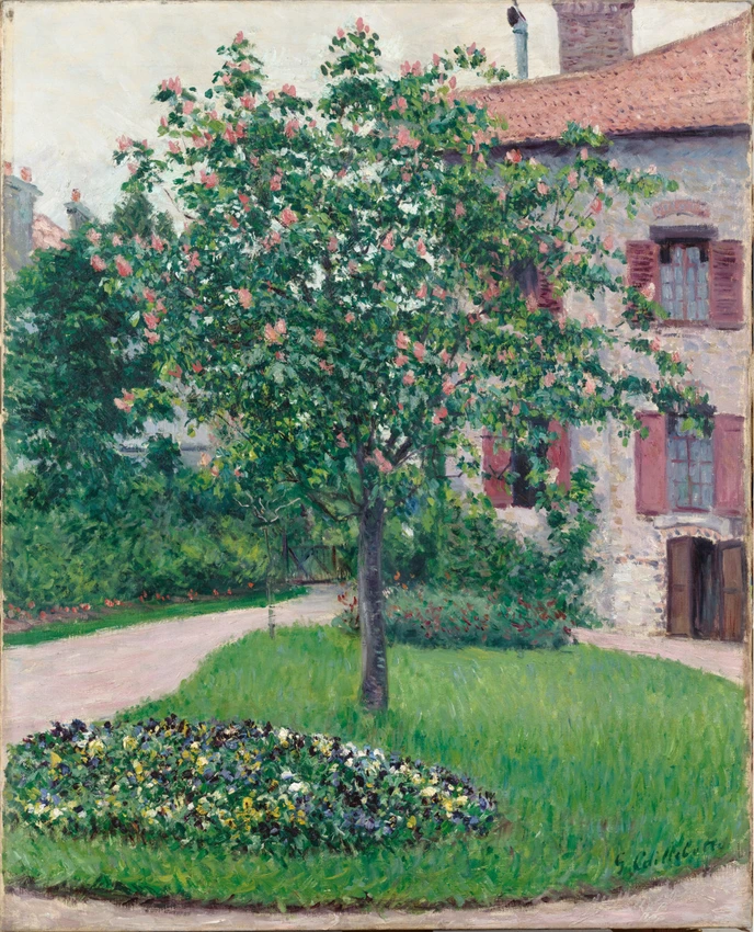 Gustave Caillebotte - Arbre en fleurs